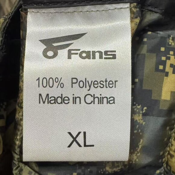 8 Fans Men's Hunting Jacket - Lightweight & Warm Packable Winter Windproof Coat - Picture 7 of 9